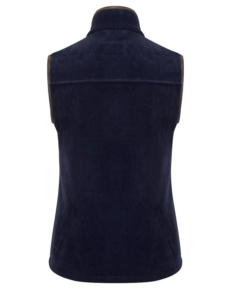 Stenton Ladies Marineblå Fleece Gilet vest