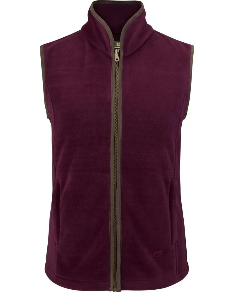 Stenton Ladies Vinrød Fleece Gilet vest