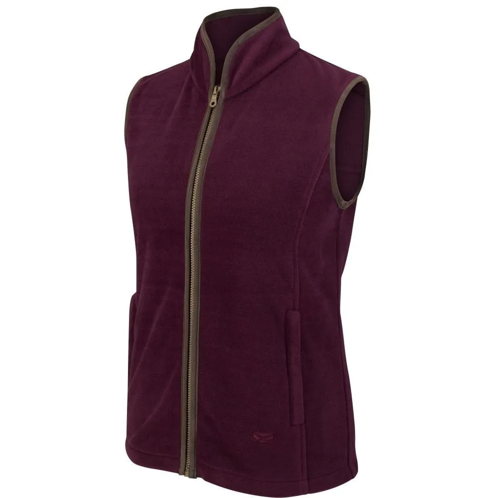 Stenton Ladies Vinrød Fleece Gilet vest