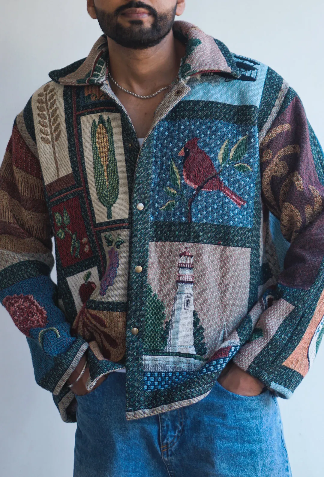 Vintage Tapestry Shacket #35